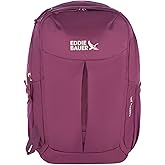 Eddie Bauer Robson Backpack 30L | Everyday Carry | Work | Travel | Commuter | Padded Laptop Sleeve | Stretch Bottle Pockets | Lightweight | Durable - Dark Purple