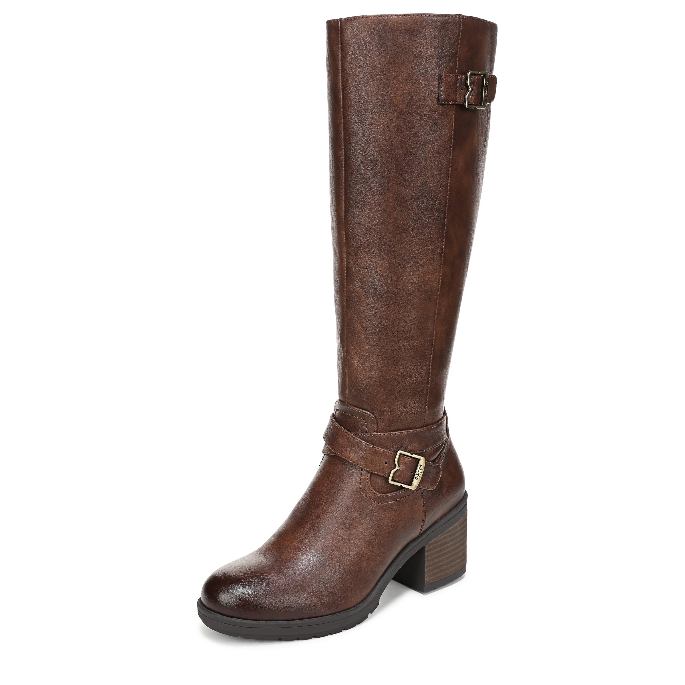 Dr. Scholl’s Women’s Prairie Knee High Boot Dark Brown Medium Calf 10 M
