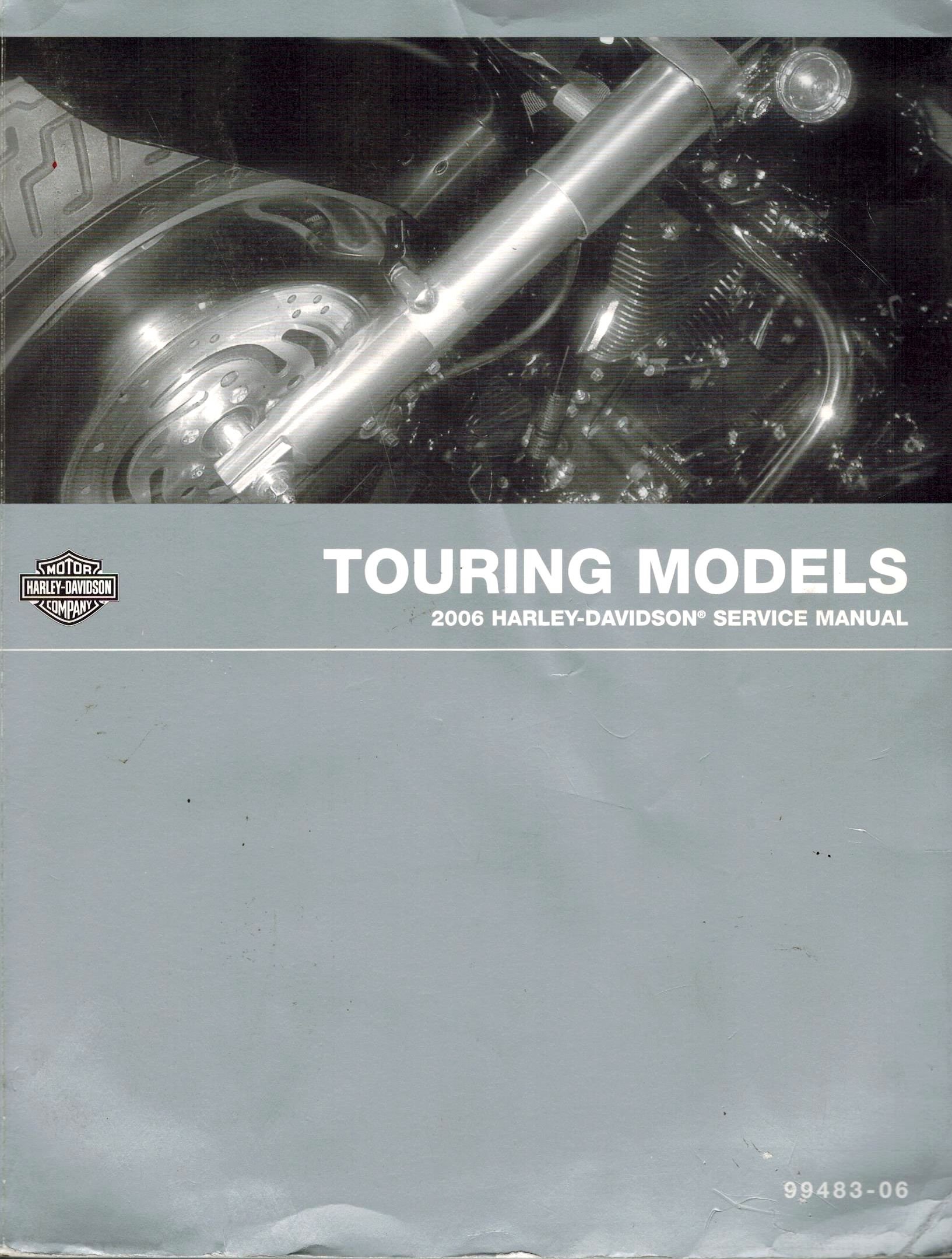 Harley Davidson 2006 Touring 1450CC 5 Speed Models Service Manual Paperback  – 2005