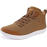 Joomra Women's Wide High Top Barefoot Shoes | Zero Drop Rubber Outsole | Comfort Ankle Support