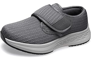 Vogana Diabetic Shoes for Women Arch Support Cushioning Adjustable Widch Orthotic for Swollen Feet Elderly Foot Pain Relief Neuropathy