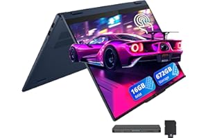 Lenovo IdeaPad 16" WUXGA Touchscreen 2-in-1 Laptop, AMD Ryzen AI 5 340, 16GB RAM, 672GB Storage (512GB SSD+160GB Docking Stat
