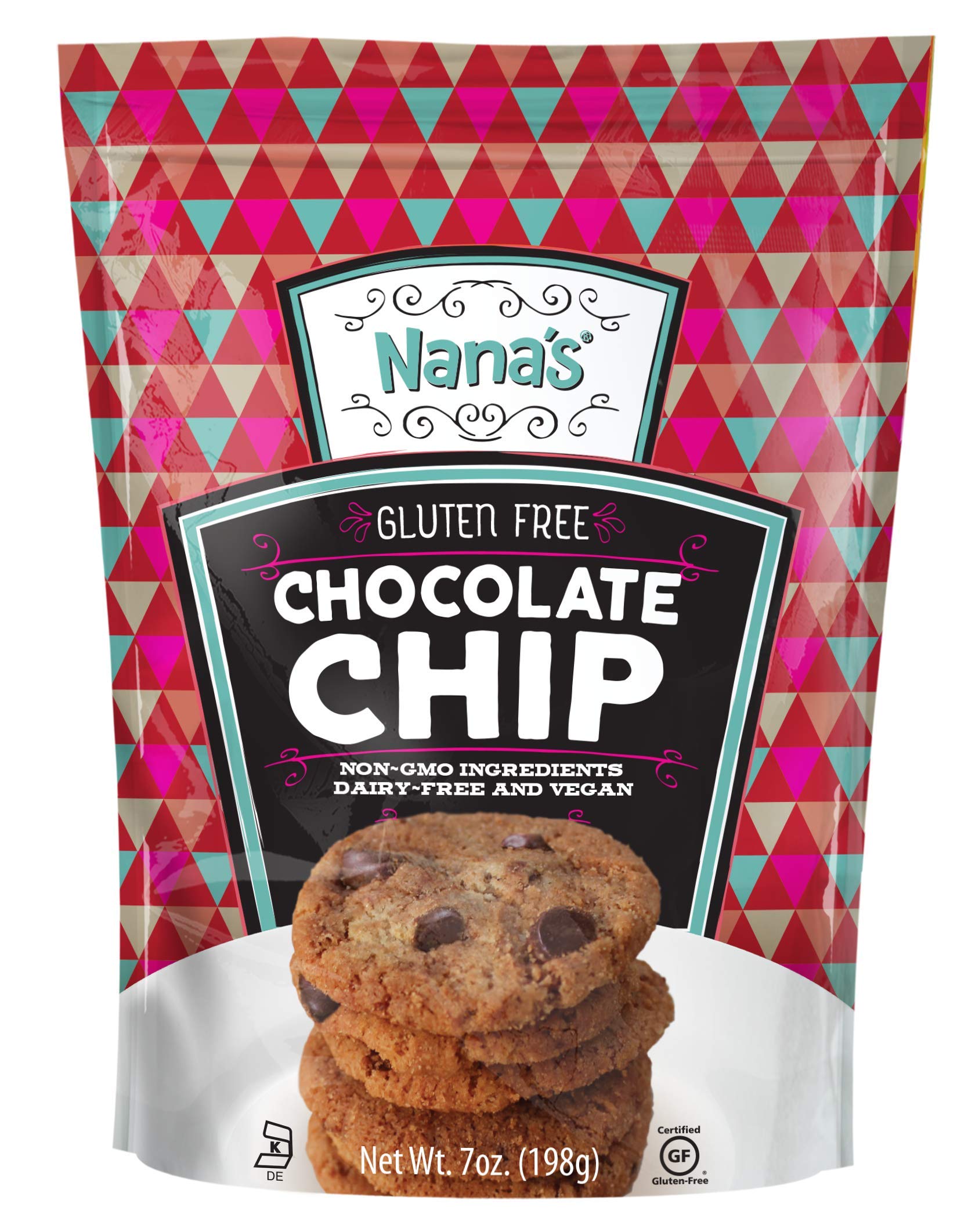 Nana's Gluten Free Cacao Nib Cookies Vegan, Dairy Free, Nut Free, Non GMO