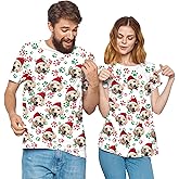 Ugly Christmas Shirts Custom Funny T-Shirts with Photo for Women Men Ugly Sweatshirt Party Christmas Outfit