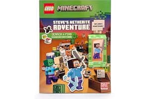 Steve's Netherite Adventure (LEGO Minecraft)