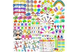 Hhobby Stars 210 PCS Party Favors Toy Assortment for Kids, Carnival Prizes and School Classroom Rewards, Pinata Filler Toys Kids Birthday Party, Bulk Treasure Box Boys Girls