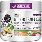 Puriya Intensive Moisturizer with Honey, Shea Butter, Hydrating, Soothing for Dry, Irritated, Sensitive Skin, Daily Multi Purpose Cream for Hands, Body, Long Lasting, Plant Based Mother of All Creams