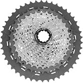 Shimano Deore XT CS-M8000 Cassette - 11 Speed, 11-46t, Gray | Deore XT CS-M8000 11-Speed 11-46T Cassette, Durable Steel, Gravel &amp; MTB Compatible