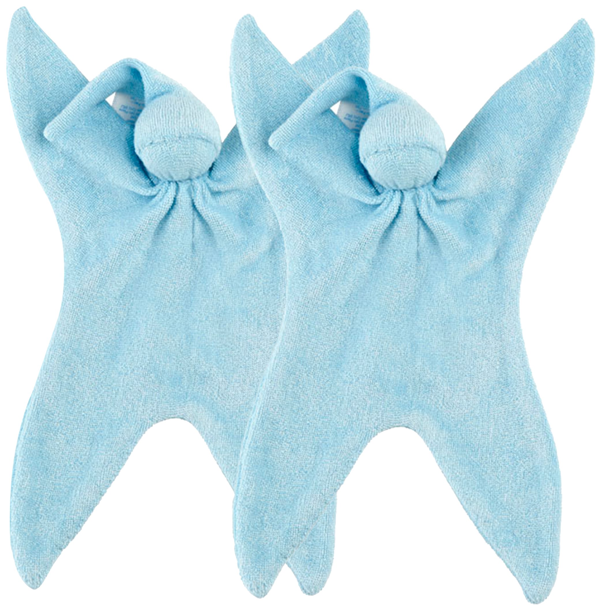 CUSKI Miniboo 2 Pack, Prem Baby Comforter, as used within NHS (Blue)