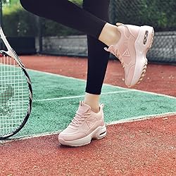 AONEGOLD Women's Platform Sneakers Wedges High Top
