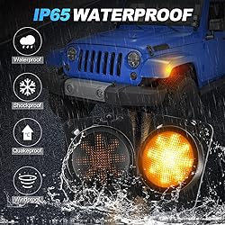 SUPAREE LED Front Fender Side Marker Light with
