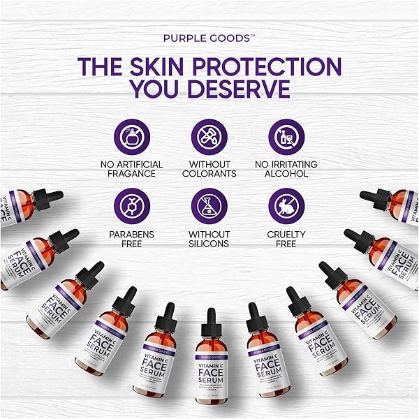 VITAMIN C FACE SERUM – HYDRATING SERUM WITH HYALURONIC ACID, SALICYLIC ACID, ARGAN OIL, VITAMIN E – ANTI AGING, WRINKLE, DARK SPOTS – REJUVENATING VITAMIN C SERUM FOR FACE -1 FL OZ…