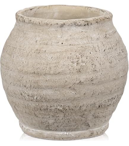 Santa Barbara Design Studio Vase Aus Pappmaché – Handgefertigt, Natur, Perfekt Für Getrocknete Blumen