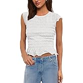 Panadila Womens Crop Tops Short Sleeve Shirts Ruched Fitted T Shirts Summer Going Out Tops Y2k Baby Tees