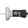 Taytools 0-1”, 0-25 mm, Digital Depth Gauge Gage, Digital Dial Indicator, Snap Depth Gauge, 0.0005” Resolution, Tire Tread Depth Gauge DDG