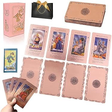 Cartes De Tarot Avec Significations, Cartes De Tarot Et Livre Pour