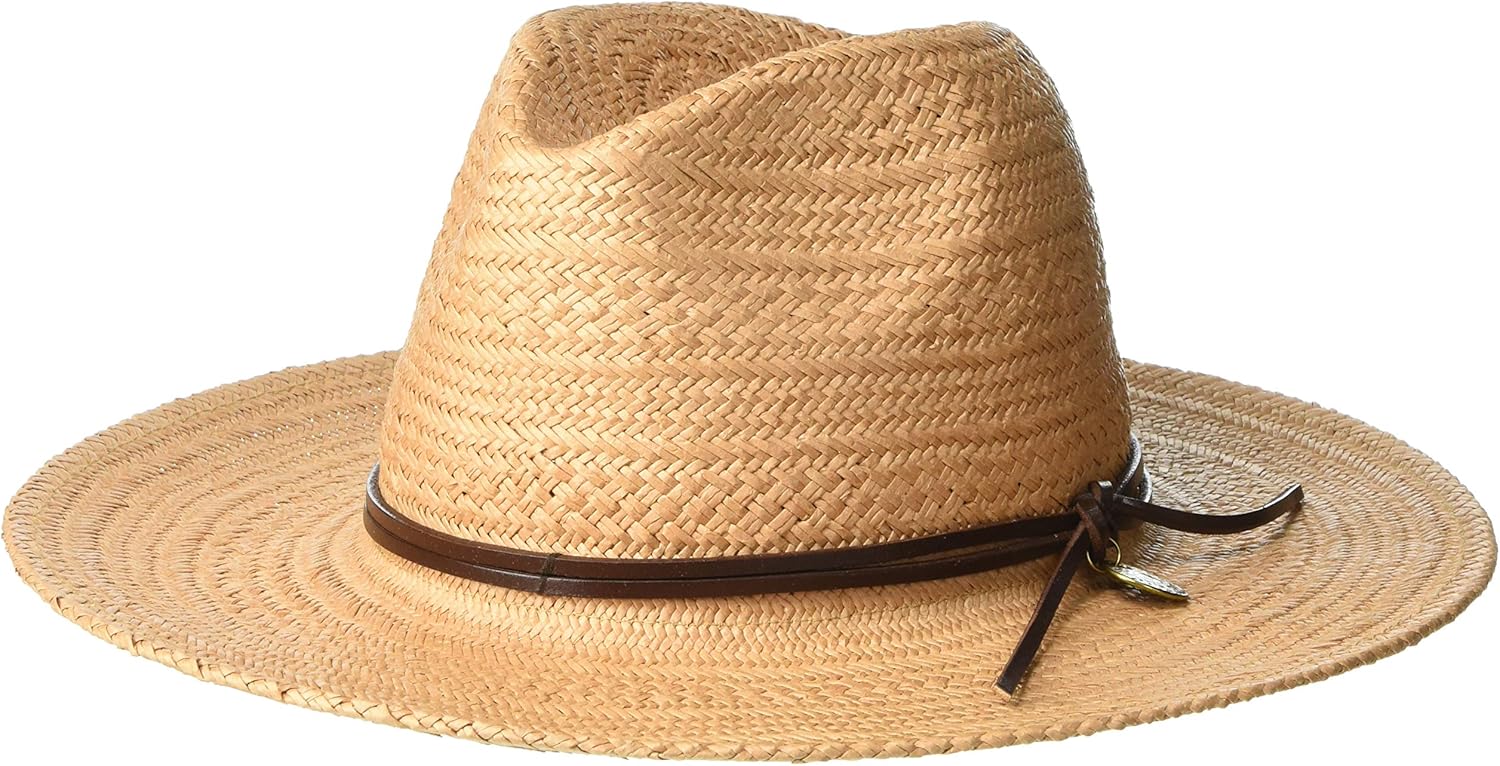 Frye Tall Crown Fedora, Beige, S/M at  Women’s Clothing store