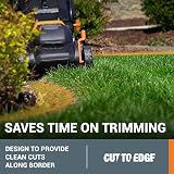 WORX 36V/40V Max WG779E Cordless Lawn Mower 34cm 30L Bag 2 Batteries 2.5Ah view 6