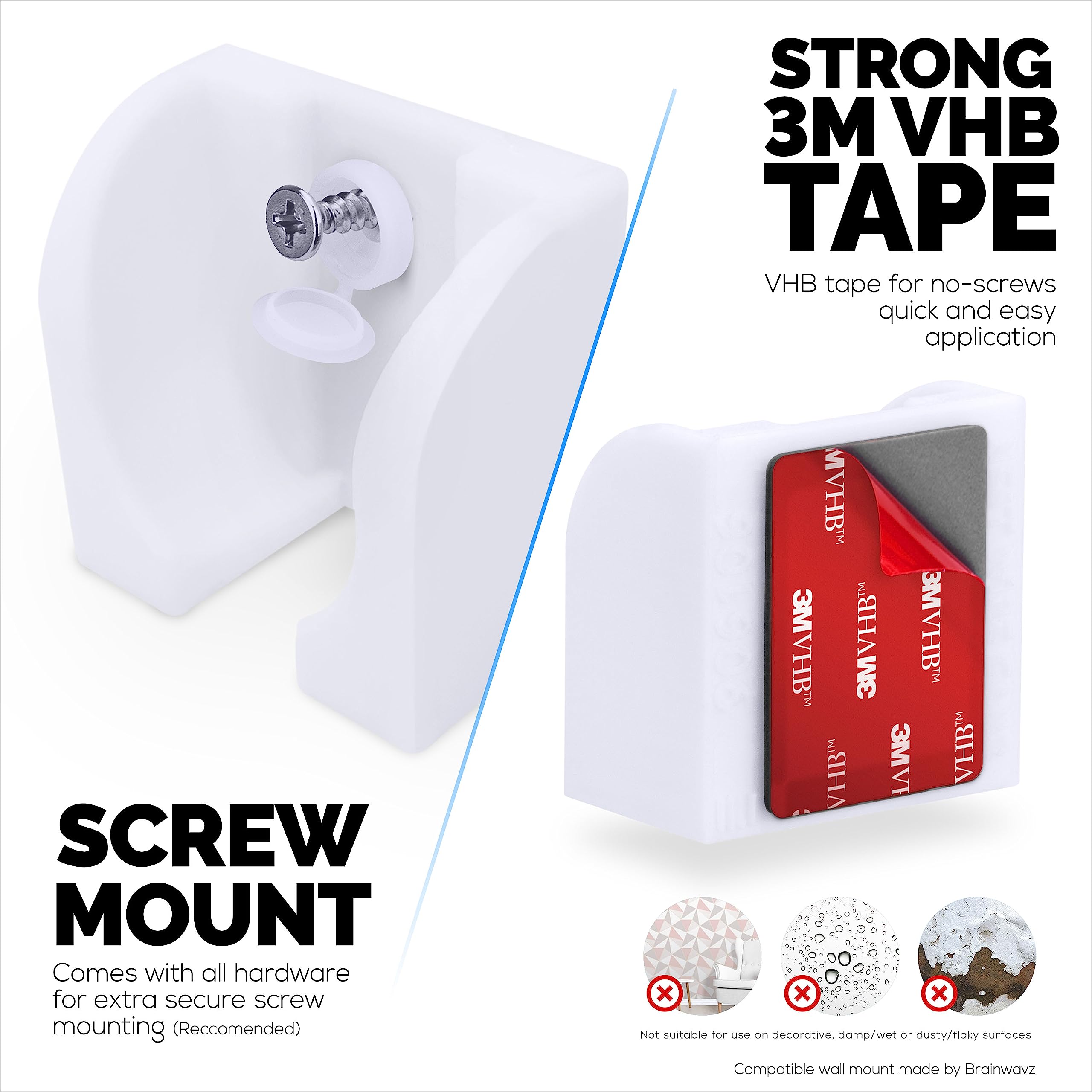 Wall Mount for Google Nest Wired 2nd Generation