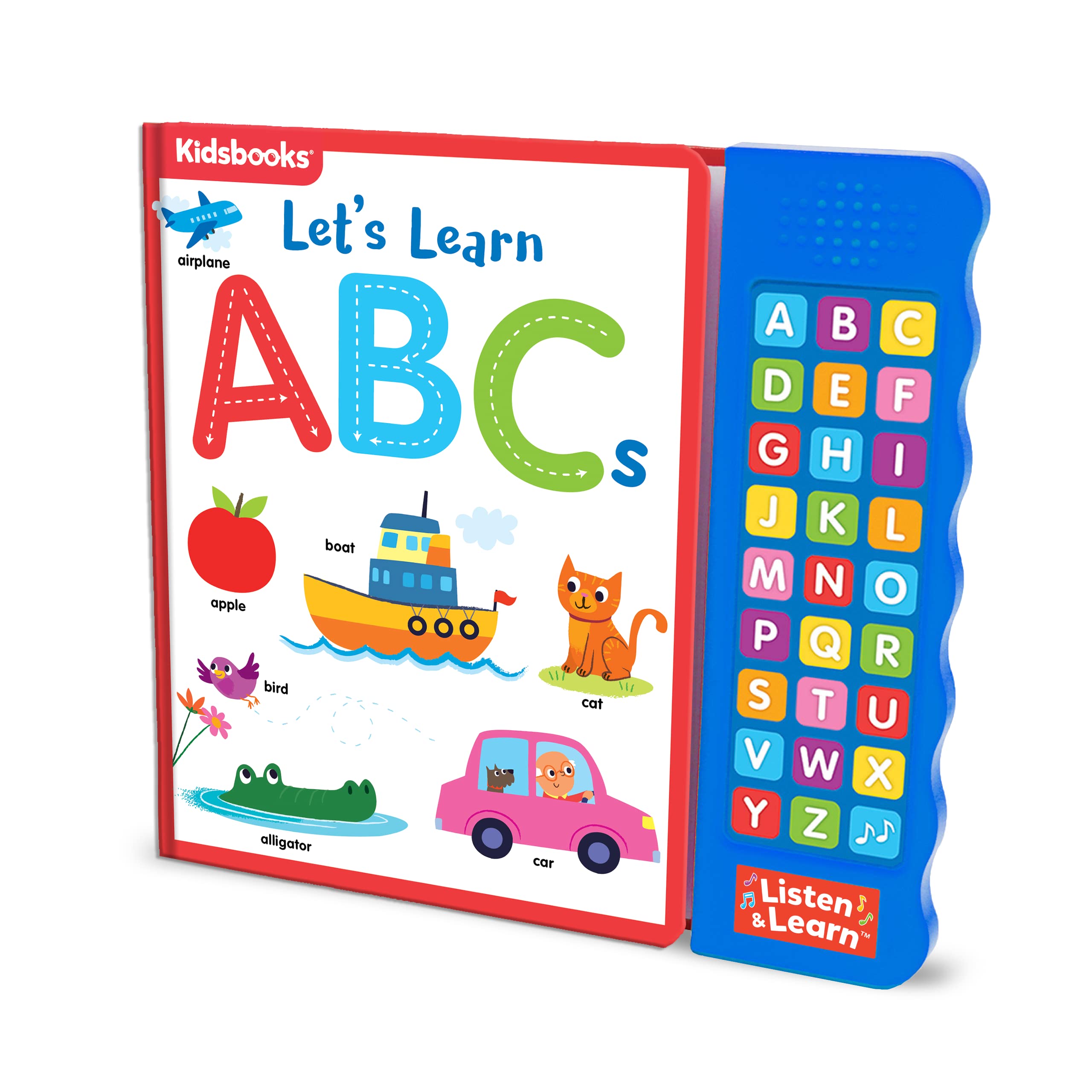 Let's Learn ABCs - Interactive Sound Book for Toddlers | 27 Fun Buttons, Tracing & Alphabet Song | Touch & Feel Board Book for Early Learning Let's Learn ABCs - Interactive Sound Book for Toddlers | 27 Fun Buttons, Tracing & Alphabet Song | Touch & Feel Board Book for Early Learning Board book