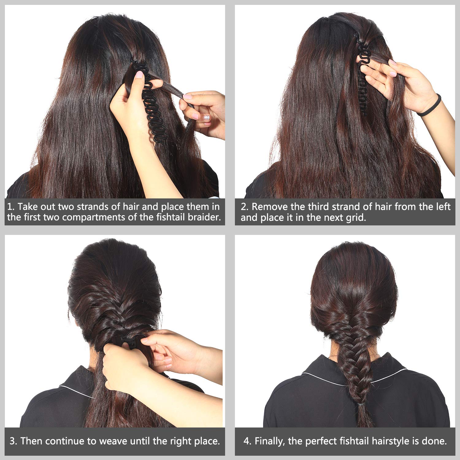 Hair Styling Set Hair Braid Tool 3 Pieces Donut Hair Bun Tool 2 Pieces French Magic Twist Hairstyle Clip Rollers 15 Pieces U-shaped Hair Pins 5 Pieces Hair Ropes for Women Girls: Beauty