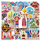 Russia Black Bear Stickers |50 Pcs Russian Dolls