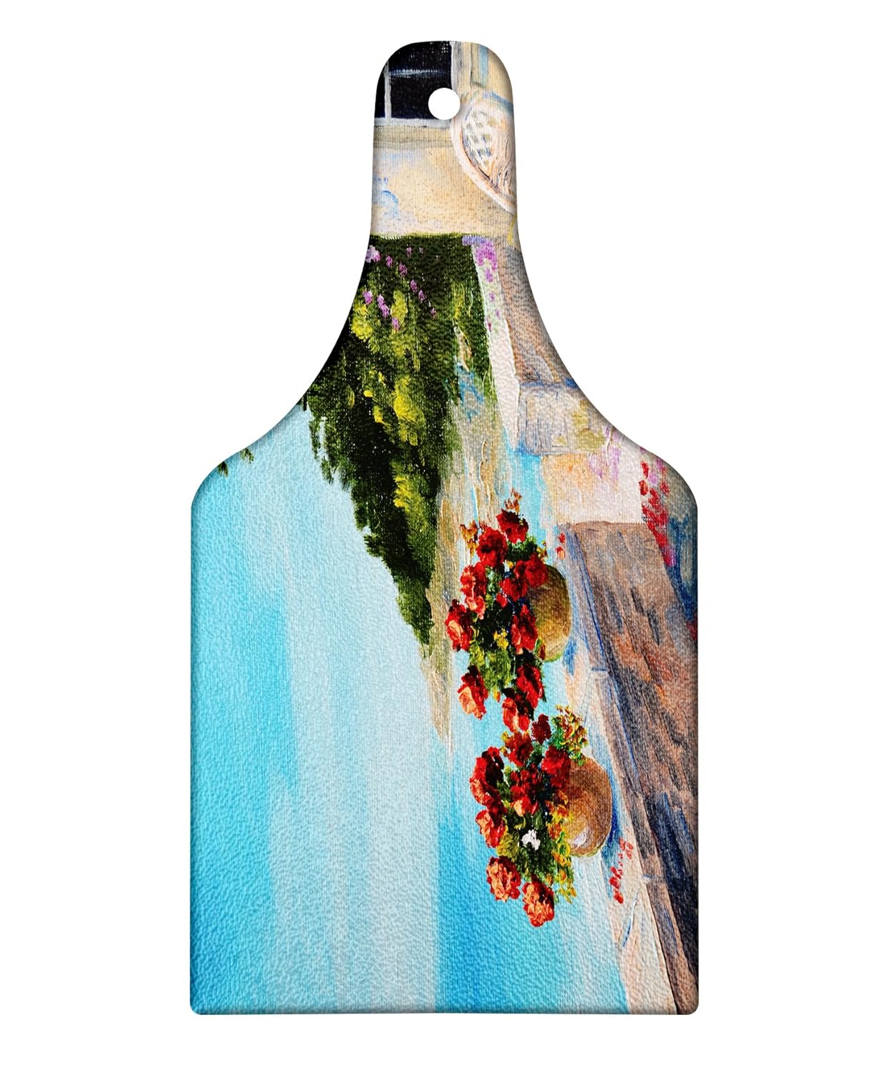 Amazon Com Lunarable Seascape Cutting Board Sea View