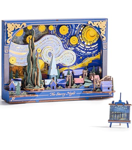 Amazon.com: ROBOTIME Wooden Puzzle Building Set for Adult with