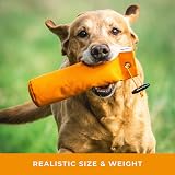 Dog & Field 100g Puppy Training Dummy – Canvas Water Float Blue view 3