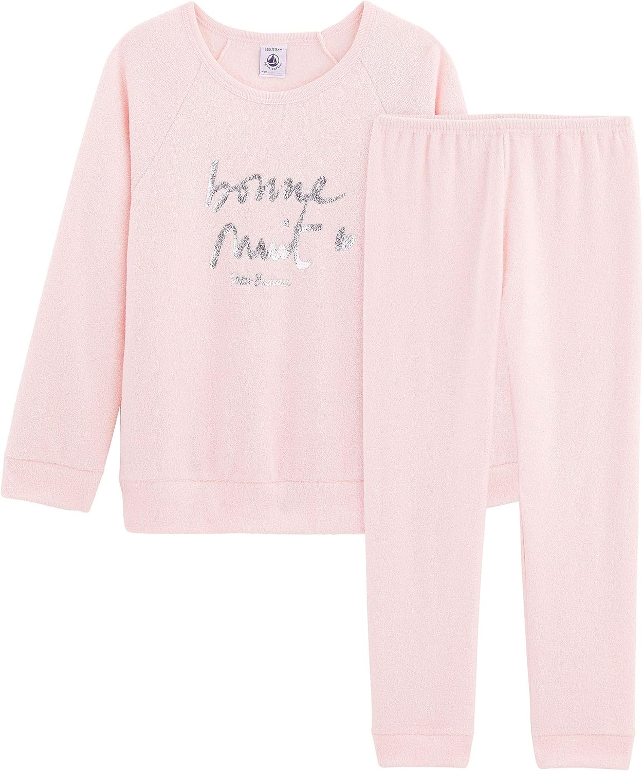 Petit Bateau Girl's Pyjama_5002801 Set, Pink (Minois 01), 92 (Size