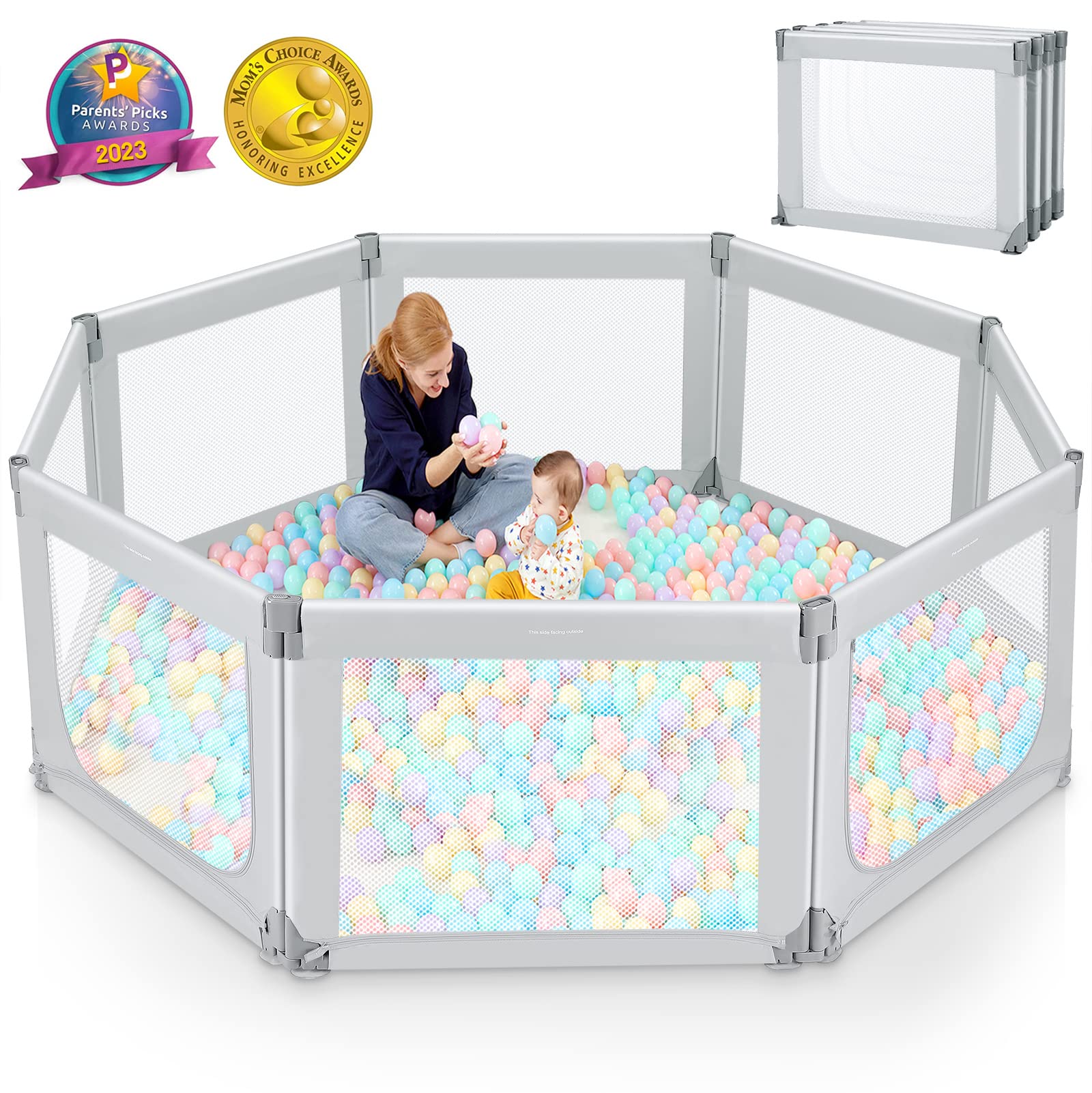 Kidirect Foldable Playpen, 71