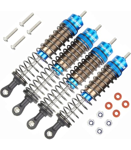 Amazon.com: TOOMOD CW-01 RC Car Oil Shocks Absorber Damper For