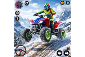 Simulateur de course de quad VTT tout-terrain futuriste et de cascades : jeux de course de vélo et de cascades fous ultimes