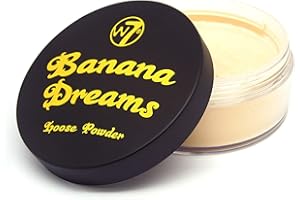 W7 Banana Dreams Loose Setting Powder - Weightless Yellow Blurring Powder For All Skin Tones