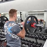 Iron Lab 2in Barbell Collars Pair ABS Locking Clamps Red Pro 2" view 6