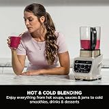 Ninja Foodi Blender & Soup Maker 1000W 1.7L Glass Jug Stone Gold HB150UKSTGD view 3