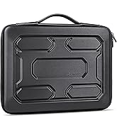 DOMISO 14 inch Laptop Sleeve with Handle Shockproof Computer Bag Waterproof EVA Protective Carrying Case for 14" ThinkPad E480/Yoga 920/13.5" Microsoft Surface Book/HP Pavilion 14 Stream 14, Black