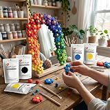 BOHS 12 Colors Foam Clay Lite Air Dry Squishy Craft Modeling 12 pcs view 7