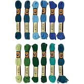 DMC Tapestry Wool - Ocean &amp; Sky, 8 m, Set of 12