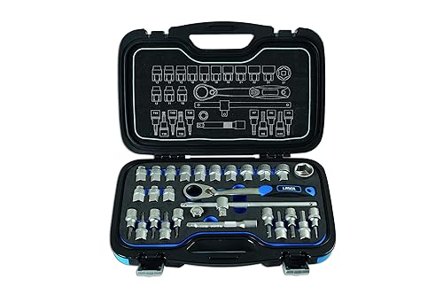 Laser 7054 Go Thru Socket Set 1/2"D 28pc