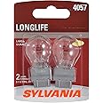 SYLVANIA - 4057 Long Life Miniature - Bulb, Ideal for Daytime Running Lights (DRL) and Back-Up/Reverse Lights (Contains 2 Bulbs)
