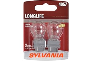 SYLVANIA - 4057 Long Life Miniature - Bulb, Ideal for Daytime Running Lights (DRL) and Back-Up/Reverse Lights (Contains 2 Bulbs)