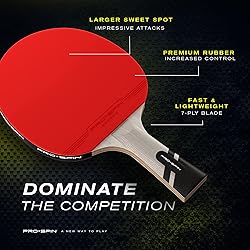 PRO SPIN Ping Pong Paddles - Professional Level