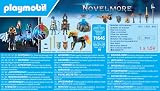 Playmobil 71645 Novelmore Armoured Guard with Knights Horse Armour view 5