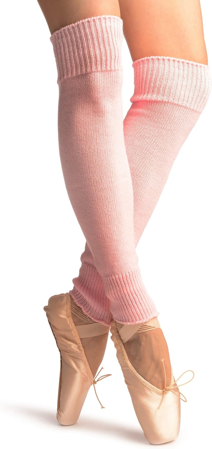 Baby Pink Plain Dance/Ballet Leg Warmers Pink Designer Leg Warmers