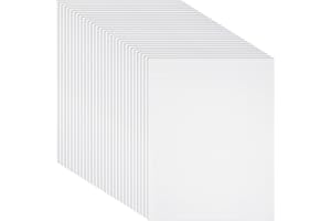 DIVINA VITAE 30 Pack Plastic Canvas Sheets 7 Count Plastic Mesh Canvas Sheets 10.5 x 13.5 Inch Ultra Stiff Cross Stitch Needlepoint Mesh Grid Sheet for Embroidery, Acrylic Yarn Crafting, Knit and Crochet Projects