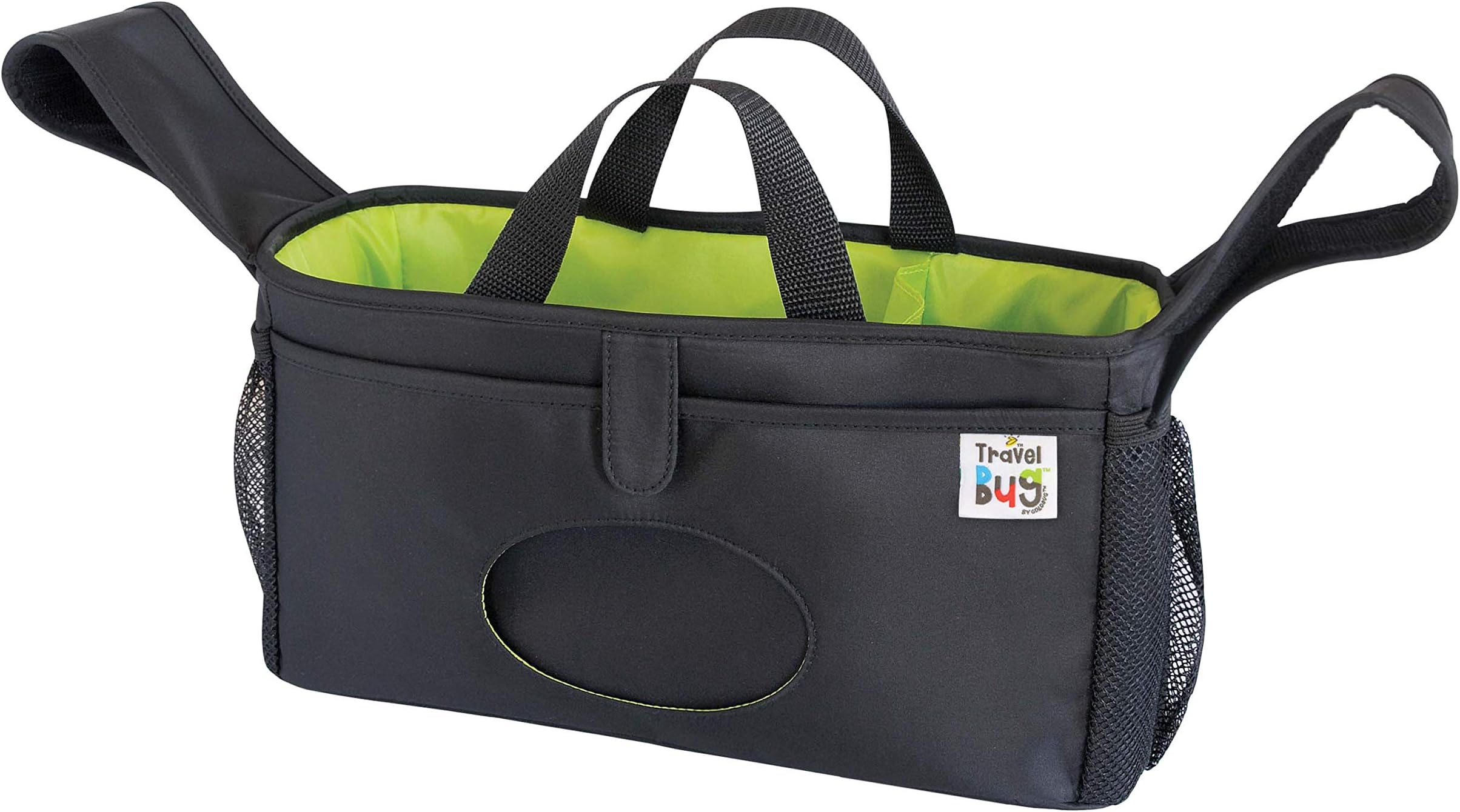 Goldbug - Adjustable and Secure Stroller Organizer - Black