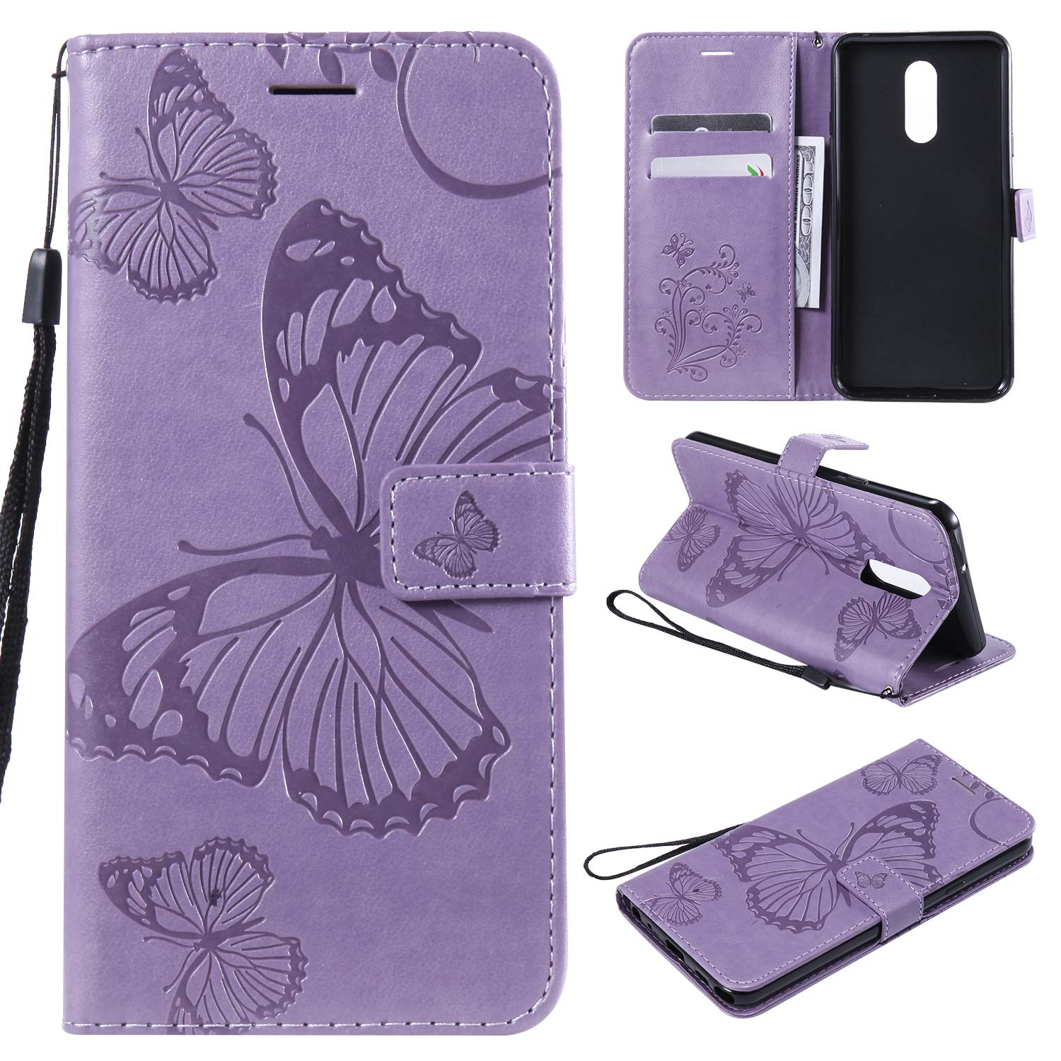 Best Lg Stylo 3 Case Wallet Purple