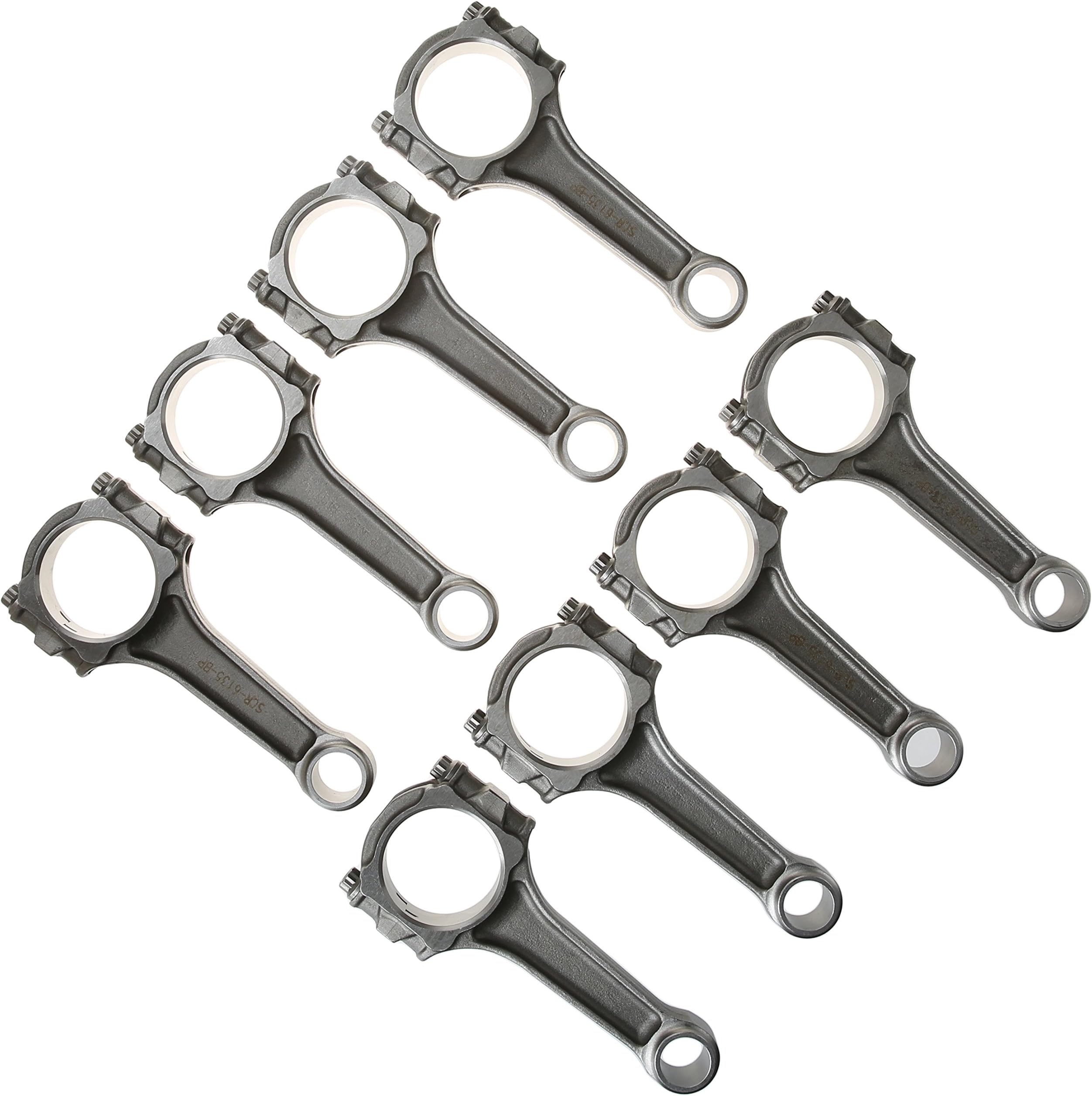EagleSPCLTY Eagle Specialty Products SIR6135P 6.135" 5140 Forged I-Beam Connecting Rod Set for Big Block Chevy