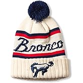 AMERICAN NEEDLE Unisex Bronco Pillow Line Beanie Pom Cap (23012C-BRONCO-IVOR) Ivory